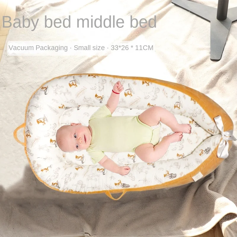 

Cribs uterus bionic bed convenient removable bed middle bed newborn soft comfortable exquisite high-quality cotton baby's nest