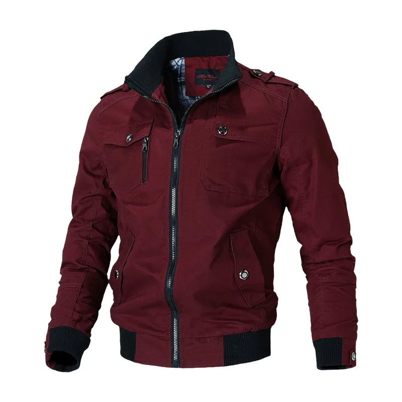 Men Washed Jacket Stand Collar Cotton Military Workwear Pilot Autumn and Winter New Outdoor Casual Men Fashion Outwear Jacket
Men Washed Jacket Stand Collar Cotton Military Workwear Pilot Autumn and Winter New Outdoor Casual Men Fashion Outwear Jacket