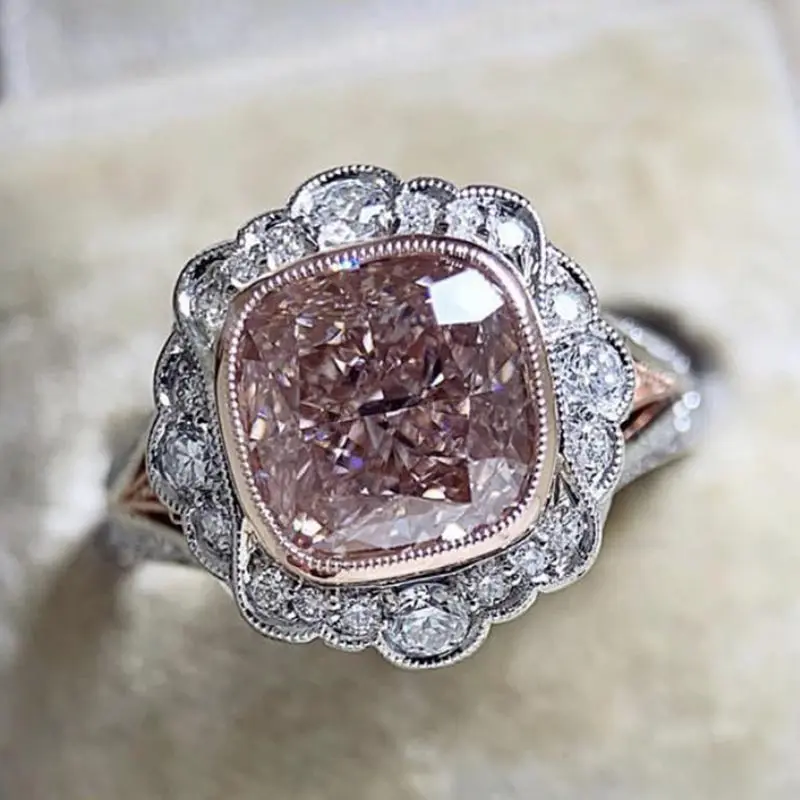 Vintage Massive Pink Crystal Rings for Women White Gold Color Women's Promise Ring 2022 New Arrivals Wedding Jewelry Wholesale
Vintage Massive Pink Crystal Rings for Women White Gold Color Women's Promise Ring 2022 New Arrivals Wedding Jewelry Wholesale