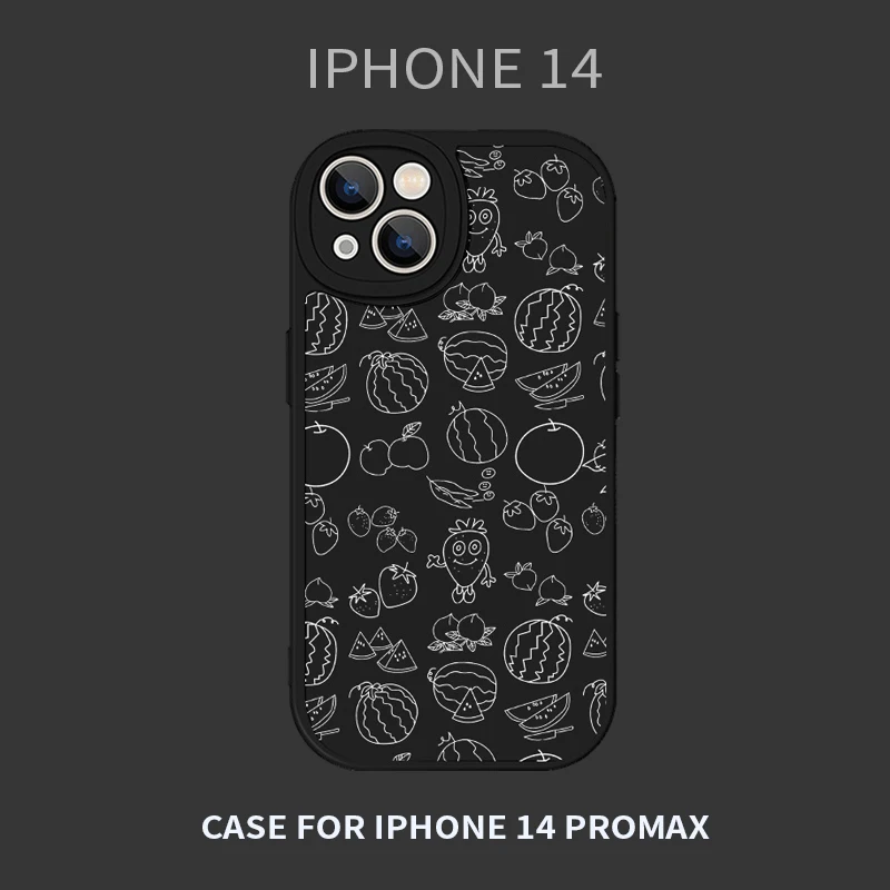 2022 New Ins Net Red Cartoon Fruit Pattern Fashion Simple Shockproof Phone Case For Iphone 14 Promax 13 Mini 12 Pro 11 Xsmax XR
2022 New Ins Net Red Cartoon Fruit Pattern Fashion Simple Shockproof Phone Case For Iphone 14 Promax 13 Mini 12 Pro 11 Xsmax XR
