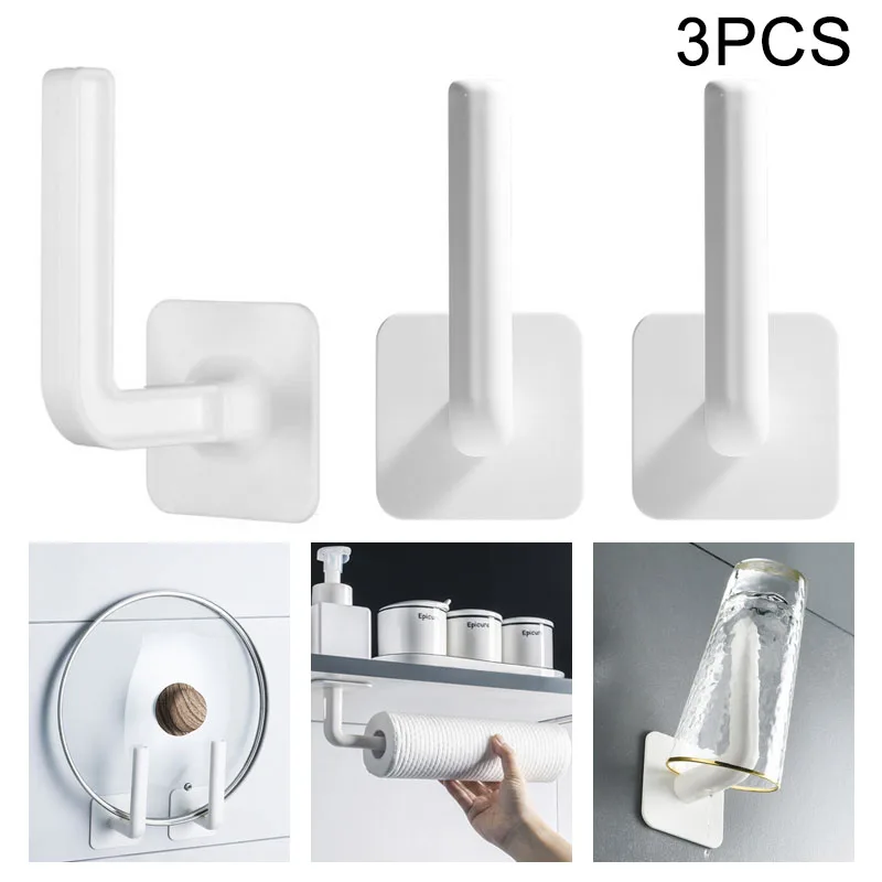 Multi-use L-Shape Punch-Free Hook Wall Hooks Mounted Cloth Hanger For Coats Hats Towels Clothes Kitchen Rack Roll Key Holder
Multi-use L-Shape Punch-Free Hook Wall Hooks Mounted Cloth Hanger For Coats Hats Towels Clothes Kitchen Rack Roll Key Holder