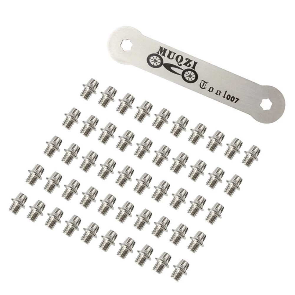 50pcs Bike Pedal Replacement Screws Pins Bolts Bike Hex M4 Pedal Pin Screws Set Road MTB Folding Cycling Pedal Anti-slip Nail
50pcs Bike Pedal Replacement Screws Pins Bolts Bike Hex M4 Pedal Pin Screws Set Road MTB Folding Cycling Pedal Anti-slip Nail