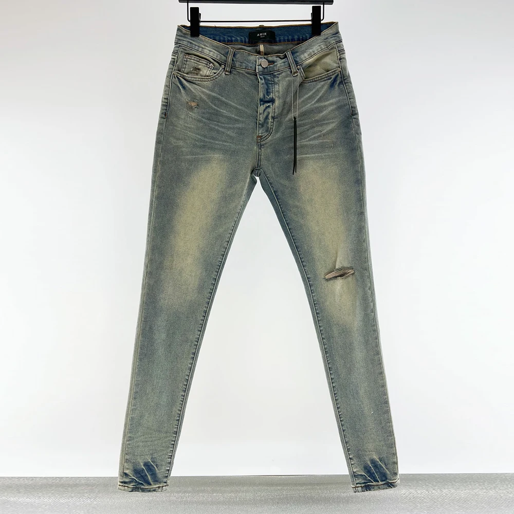 Graphic Jeans Men AMR Trousers Fashion High Street Men Washed Multicolor Ripped Jean Elastic Motorcycle Pants Hip Hop Jean Men
Graphic Jeans Men AMR Trousers Fashion High Street Men Washed Multicolor Ripped Jean Elastic Motorcycle Pants Hip Hop Jean Men
