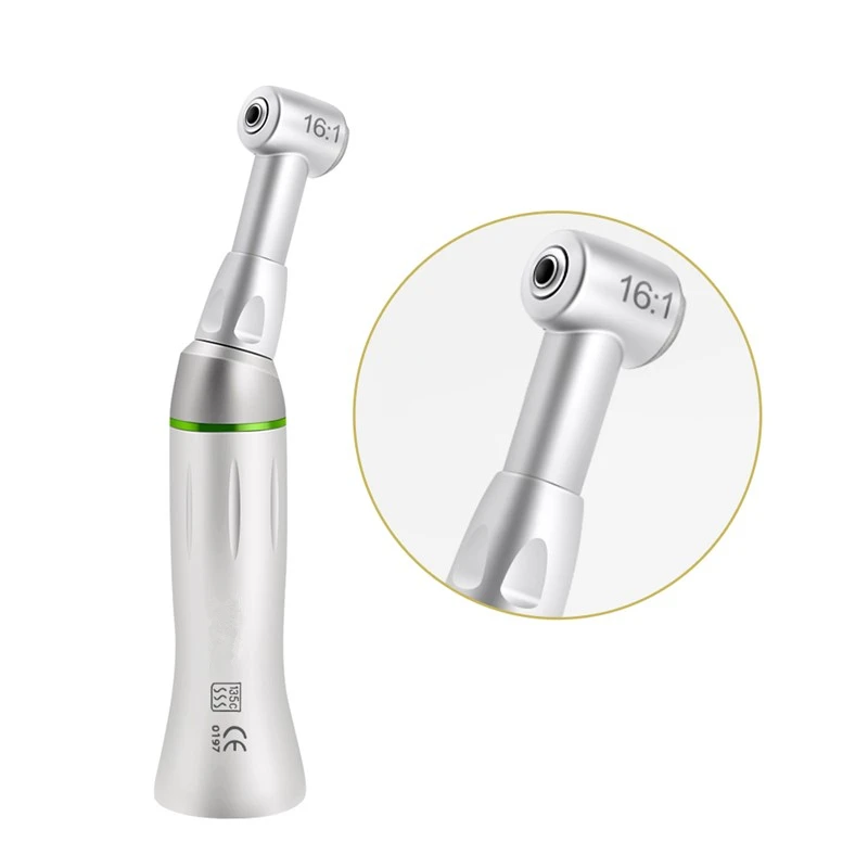 Dental 16:1 Low Speed Ratio Contra Angle Handpiece Endodontic Treatment Handpiece Compatible with E-type Motors
Dental 16:1 Low Speed Ratio Contra Angle Handpiece Endodontic Treatment Handpiece Compatible with E-type Motors