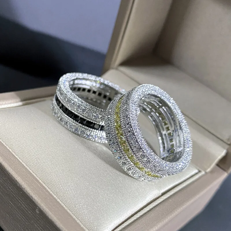 Seiko маленькое популярное милое крутое кольцо в стиле хип-хоп для женщин 18K тяжелая промышленность полностью Алмазный обсидиан 
Seiko маленькое популярное милое крутое кольцо в стиле хип-хоп для женщин 18K тяжелая промышленность полностью Алмазный обсидиан