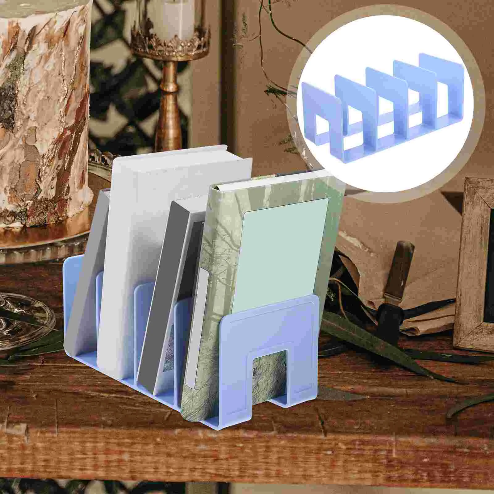 4 Desktop Bookshelfends Paper File Rack Page Holder Desktop Bookshelfs Students Organizer Magazine Plastic
4 Desktop Bookshelfends Paper File Rack Page Holder Desktop Bookshelfs Students Organizer Magazine Plastic