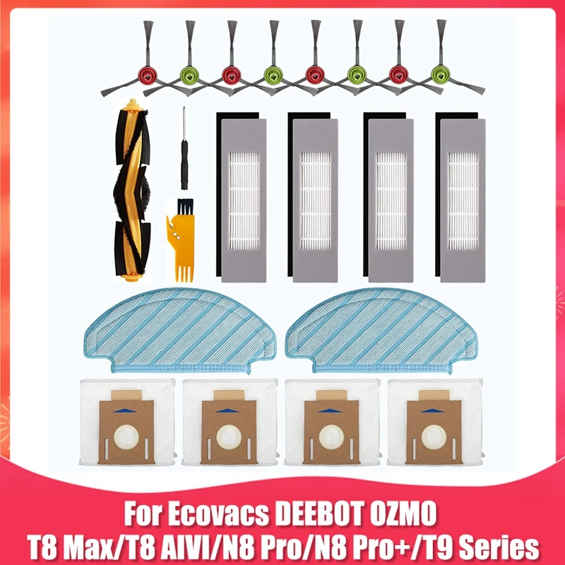 Комплект аксессуаров для робота-пылесоса Ecovacs DEEBOT OZMO T8 AIVI T8 Max T8 T9 Series N8 Pro N8 Pro
Комплект аксессуаров для робота-пылесоса Ecovacs DEEBOT OZMO T8 AIVI T8 Max T8 T9 Series N8 Pro N8 Pro