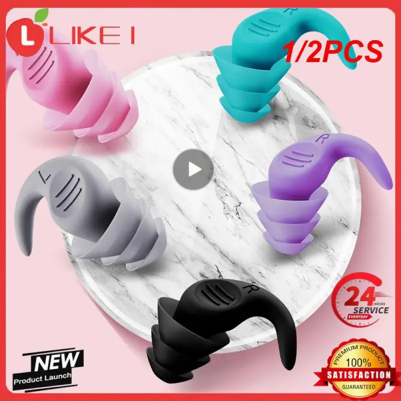 1/2PCS Pair Swimming Ear Plugs Ergonomics Silicone Earplugs Noise Reduction Reusable Water Sports Seaside Pool Accessories
1/2PCS Pair Swimming Ear Plugs Ergonomics Silicone Earplugs Noise Reduction Reusable Water Sports Seaside Pool Accessories