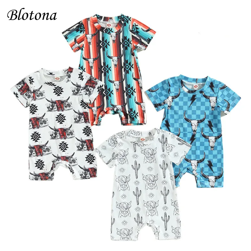 Blotona Infant Baby Girl Boy Romper Cow Print Short Sleeve Crew Neck Snap Closure Jumpsuits Summer Newborn Bodysuits 0-18Months
Blotona Infant Baby Girl Boy Romper Cow Print Short Sleeve Crew Neck Snap Closure Jumpsuits Summer Newborn Bodysuits 0-18Months