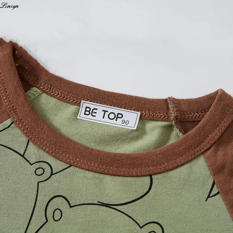 Lenoyn 2023 New Cartoon Children's Wear All Over Little Bear Children's Short Sleeve T-shirt Round Neck Baby Sleeve Top Trendy 
Lenoyn 2023 New Cartoon Children's Wear All Over Little Bear Children's Short Sleeve T-shirt Round Neck Baby Sleeve Top Trendy