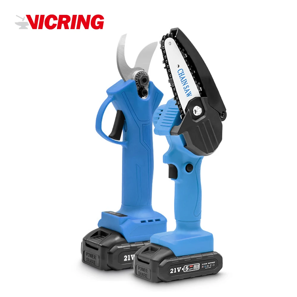 VICRING Cordless Lithium Battery Pruner Professional Electric Pruning Scissors Charging Garden Bypass Power Shears 
VICRING Cordless Lithium Battery Pruner Professional Electric Pruning Scissors Charging Garden Bypass Power Shears
