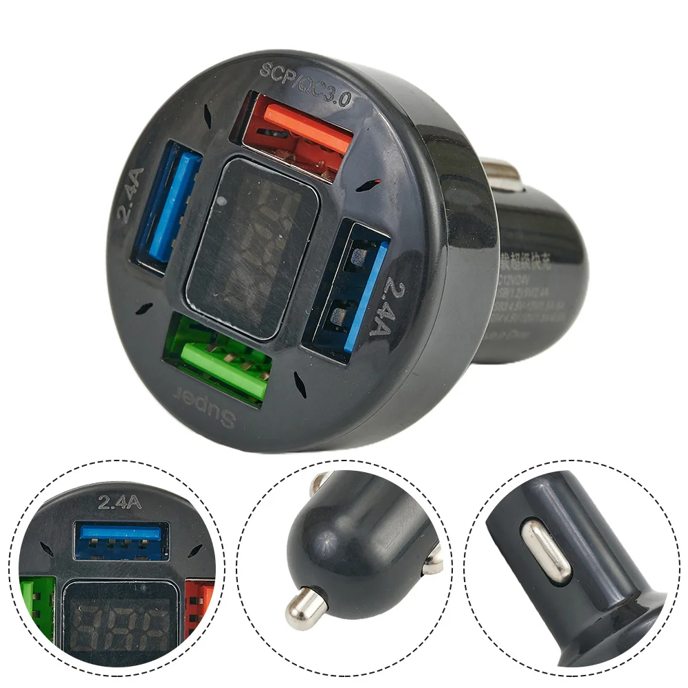 150W Car Charger 12-24V Quick Charge Cigarette Lighter Adapter 4-Port USB Fast Charging Mobile Phone Charger Socket Splitter
150W Car Charger 12-24V Quick Charge Cigarette Lighter Adapter 4-Port USB Fast Charging Mobile Phone Charger Socket Splitter