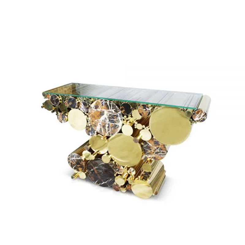 Light Luxury Stainless Steel Porch Table, Marble Strip Counter, Sales Lobby Decoration Table, Creative Sofa Back Table 
Light Luxury Stainless Steel Porch Table, Marble Strip Counter, Sales Lobby Decoration Table, Creative Sofa Back Table