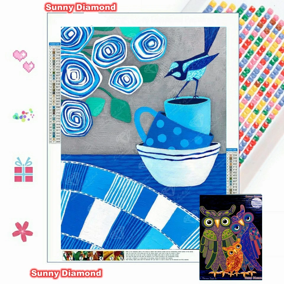 Blue Summer Wren 5D Diamond Painting Kits Full Drill Mosaic Picture Cartoon Owl Country Cross Stitch Embroidery Home Decor Gift
Blue Summer Wren 5D Diamond Painting Kits Full Drill Mosaic Picture Cartoon Owl Country Cross Stitch Embroidery Home Decor Gift