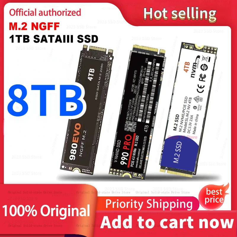 980EVO Plus 980PRO Ssd Sata Nvme M2 1TB 2TB Nvme Pcie 4TB Internal Solid State Drive Disco Duro for Laptop Desktop PC ps4 ps5
980EVO Plus 980PRO Ssd Sata Nvme M2 1TB 2TB Nvme Pcie 4TB Internal Solid State Drive Disco Duro for Laptop Desktop PC ps4 ps5