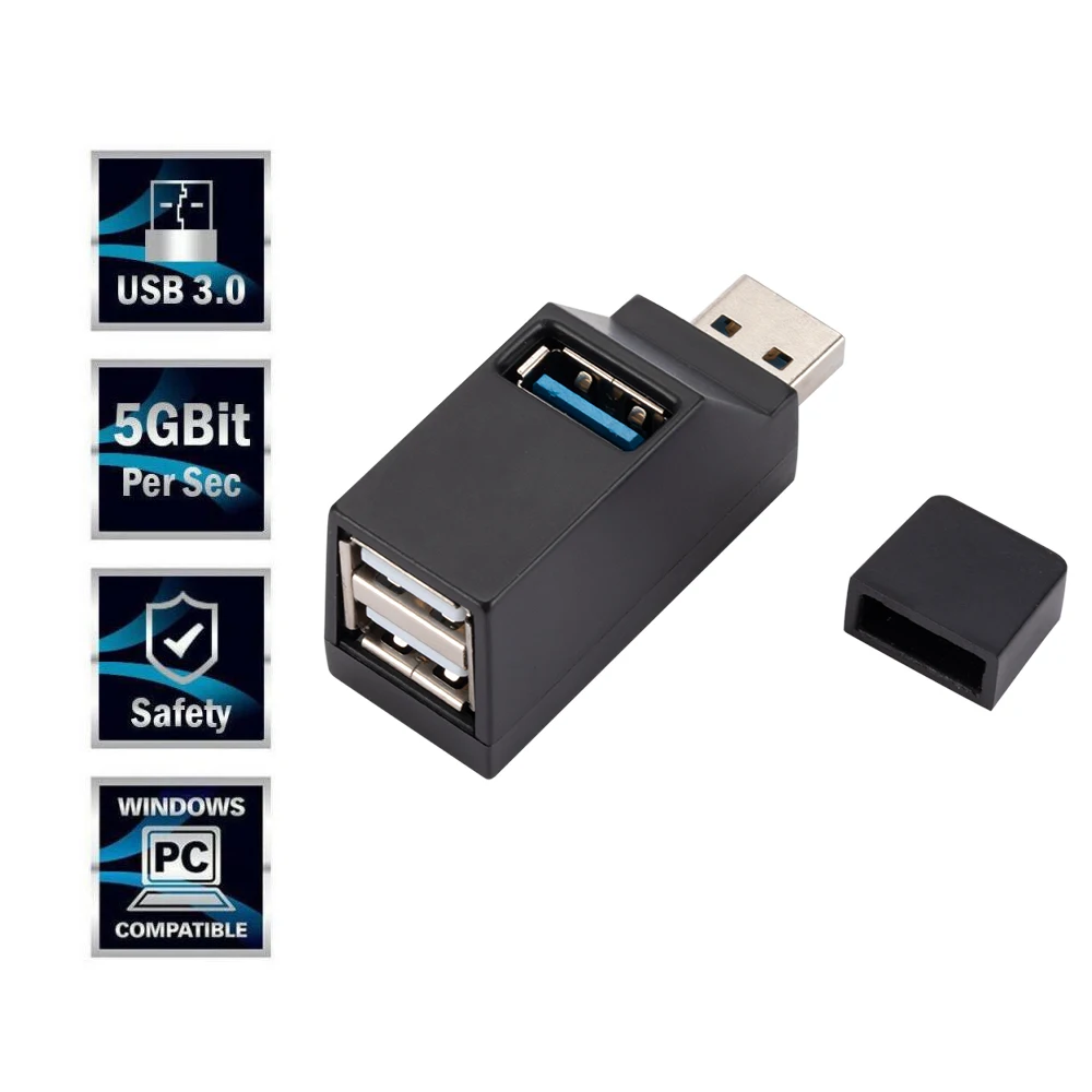 Концентратор USB 3,0 на 3 порта, портативный USB-разветвитель для быстрой передачи данных для компьютера, ноутбука, док-станция для U-диска, кардридера
Концентратор USB 3,0 на 3 порта, портативный USB-разветвитель для быстрой передачи данных для компьютера, ноутбука, док-станция для U-диска, кардридера