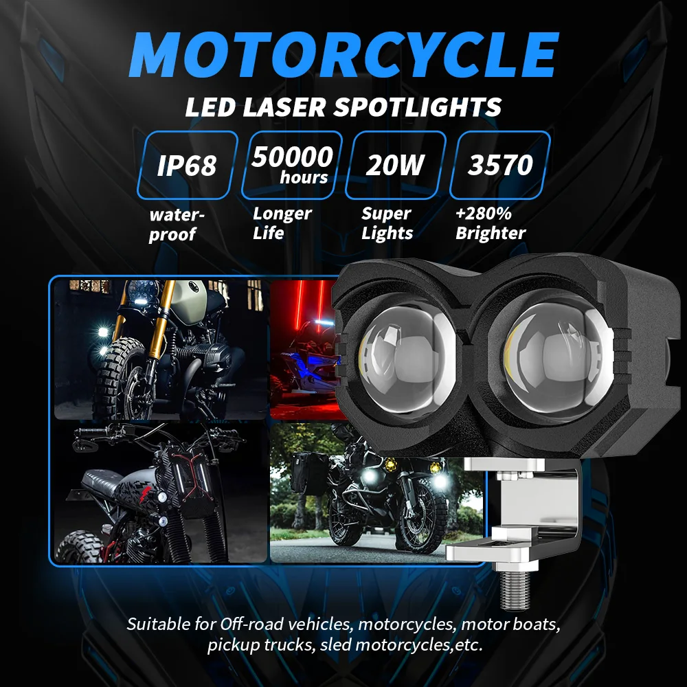 Parts Spotlight Replacement Truck Waterproof White + Yellow 12-80V LED Motorcycle 20W 8000LM Accessories Bi-color
Parts Spotlight Replacement Truck Waterproof White + Yellow 12-80V LED Motorcycle 20W 8000LM Accessories Bi-color