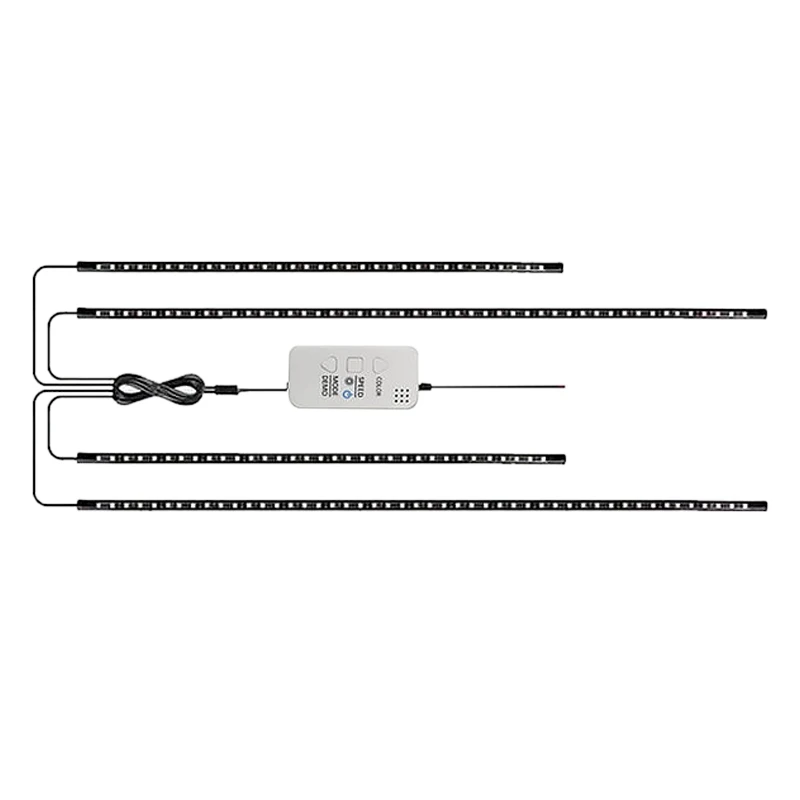 Car Symphony Chassis Light Voice Control APP Symphony Streamer Marquee LED Atmosphere Light for SUV Truck Trailer
Car Symphony Chassis Light Voice Control APP Symphony Streamer Marquee LED Atmosphere Light for SUV Truck Trailer