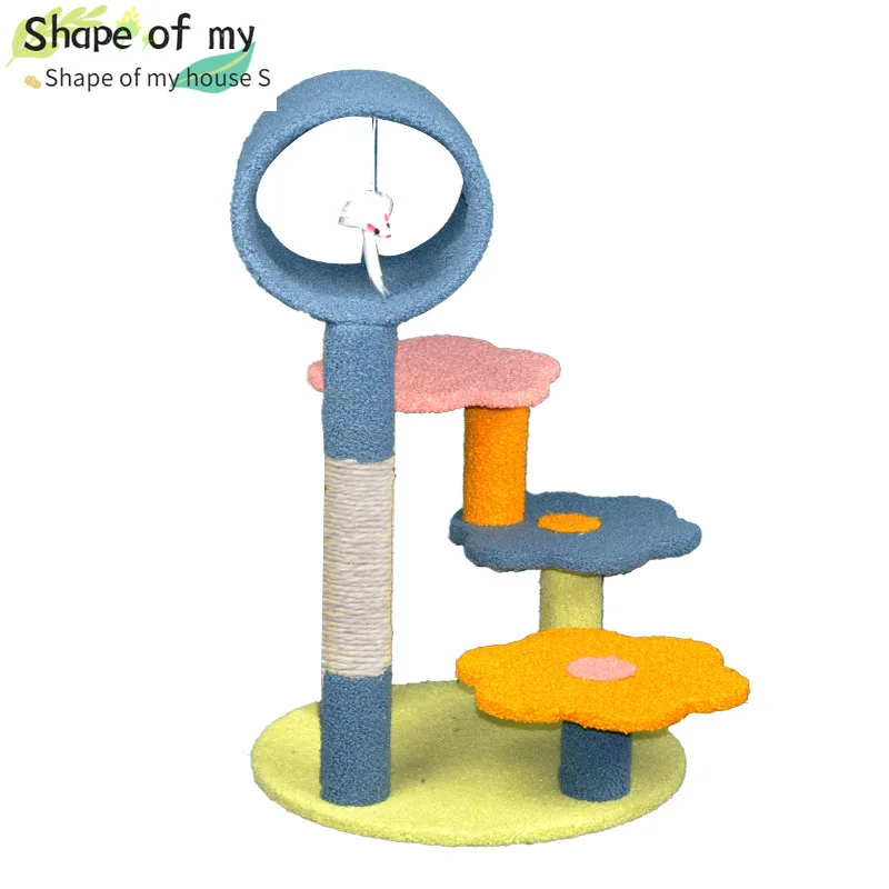 New Cat Climbing Frame Tongtian Column Sisal Cat Scratching Board Multilayer Platform Pet Products Tower Furniture
New Cat Climbing Frame Tongtian Column Sisal Cat Scratching Board Multilayer Platform Pet Products Tower Furniture