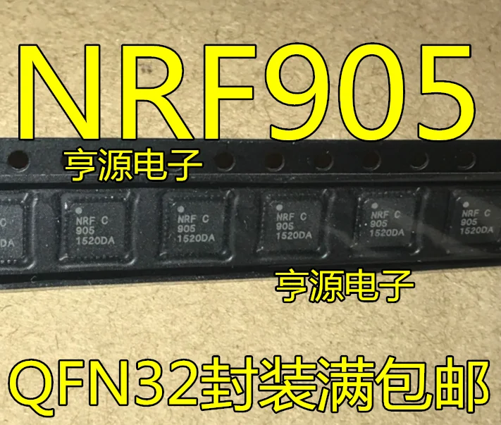 10 шт. Оригинальный Новый NRF905C NRF905B NRF905 QFN-32 монолитный радиочастотный передатчик 
10 шт. Оригинальный Новый NRF905C NRF905B NRF905 QFN-32 монолитный радиочастотный передатчик