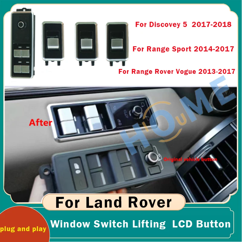 LCD Window Switch Lifting Control Button For Land Rover Range Rover Vogue / Sport / Discovery 5 2013-2018
LCD Window Switch Lifting Control Button For Land Rover Range Rover Vogue / Sport / Discovery 5 2013-2018