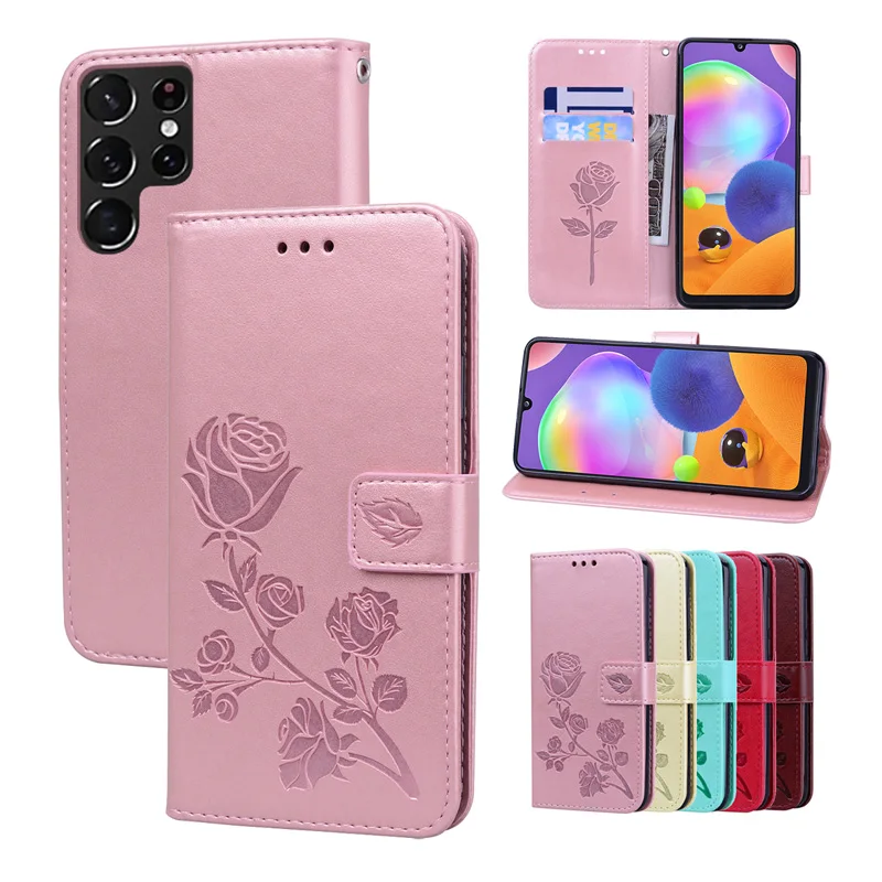Fashion Rose Flip Wallet Leather Phone Case For Samsung S23 Ultra S22 plus S21FE A54 A14 A23 A13 A53 A33 M23 Magnetic Back Cover
Fashion Rose Flip Wallet Leather Phone Case For Samsung S23 Ultra S22 plus S21FE A54 A14 A23 A13 A53 A33 M23 Magnetic Back Cover