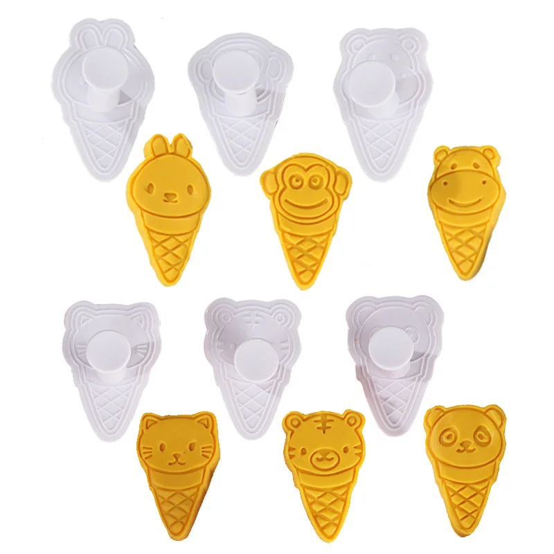 3Pcs Easter Rabbit Tiger Cat Panda Monkey Hippo Shape Cookie Cutters 3D Cartoon Pressable Biscuit Mold Stamp Kitchen Baking Tool
3Pcs Easter Rabbit Tiger Cat Panda Monkey Hippo Shape Cookie Cutters 3D Cartoon Pressable Biscuit Mold Stamp Kitchen Baking Tool