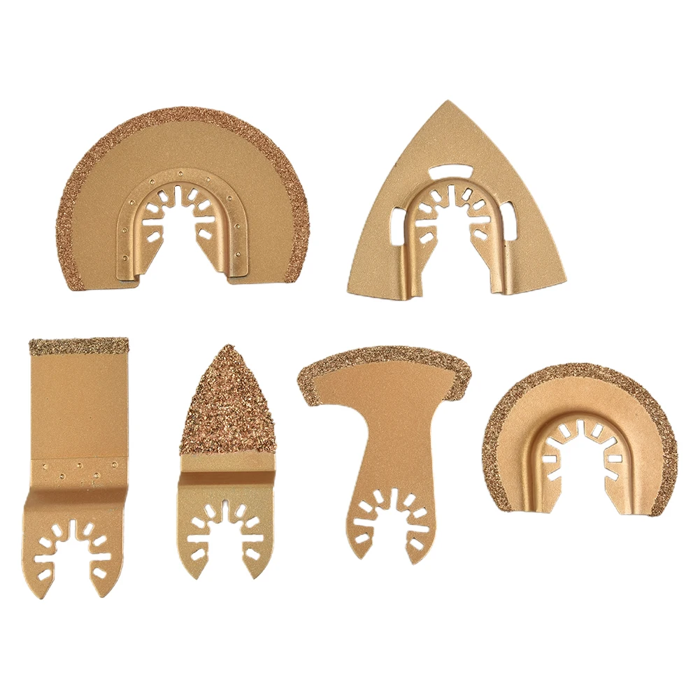 6Pcs Carbide Oscillating Saw Blades Multi-function Tool For Rough Sanding Fillers Tile Ceramics Cutting Grinding Blades
6Pcs Carbide Oscillating Saw Blades Multi-function Tool For Rough Sanding Fillers Tile Ceramics Cutting Grinding Blades