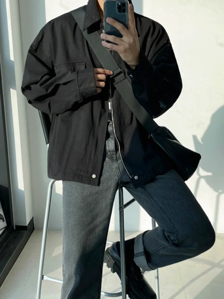 SYUHGFA Men Clothing Jackets 2022 Spring Autumn New High Quality Workwear Loose Coat Fashion Japanese Loose Jacket For Male
SYUHGFA Men Clothing Jackets 2022 Spring Autumn New High Quality Workwear Loose Coat Fashion Japanese Loose Jacket For Male