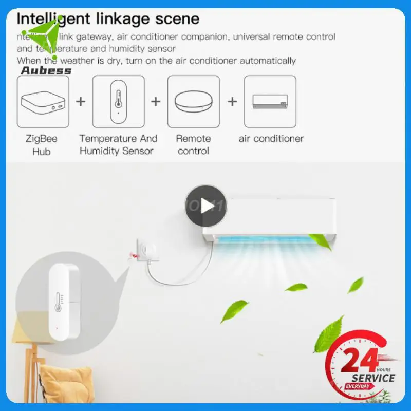 1~8PCS Tuya WiFi Temperature Humidity Sensor Smart Life APP Monitor Smart Home Work With Alexa Google Home No Hub Required
1~8PCS Tuya WiFi Temperature Humidity Sensor Smart Life APP Monitor Smart Home Work With Alexa Google Home No Hub Required