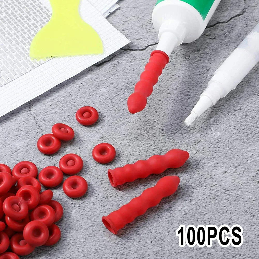 100pc Caulk Cap Kit Caulk 7x7x4cm Red Latex Sealer Saver Open Caulking Tube For Sealing And Preserving Reusable Caulking Cap
100pc Caulk Cap Kit Caulk 7x7x4cm Red Latex Sealer Saver Open Caulking Tube For Sealing And Preserving Reusable Caulking Cap
