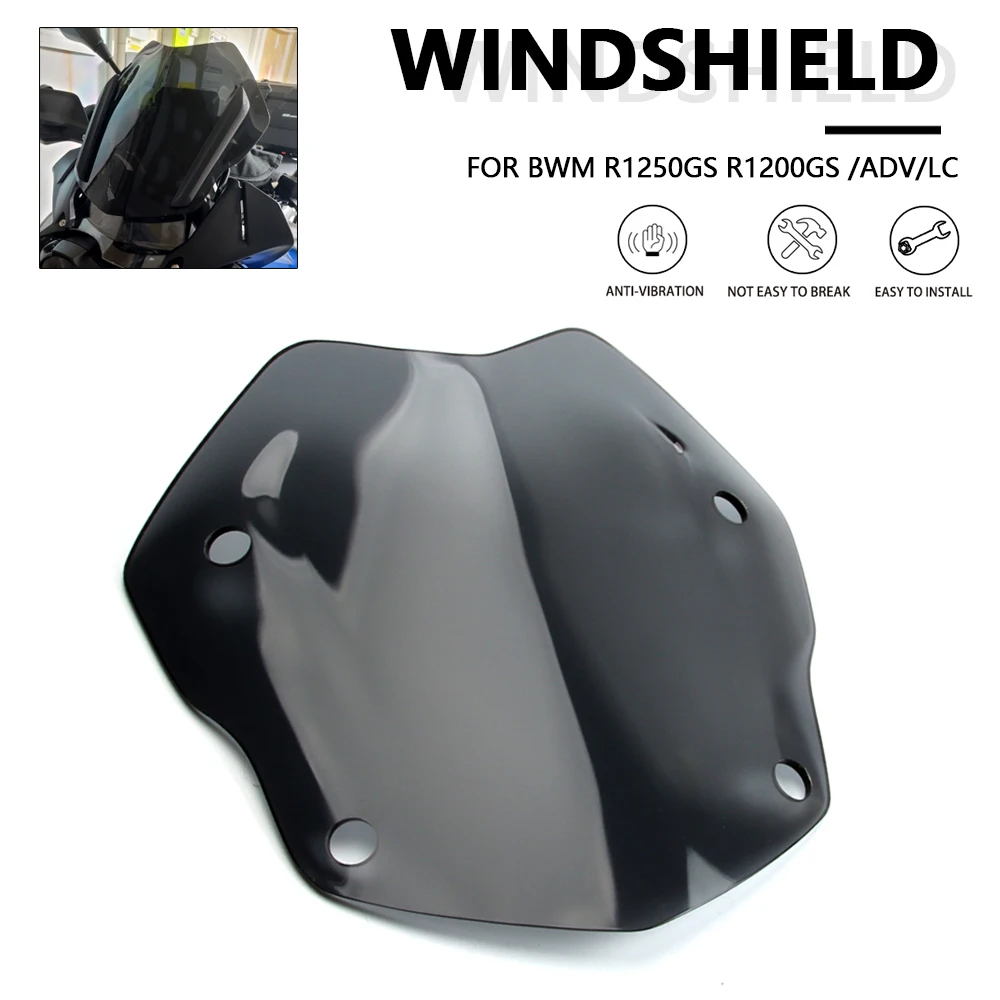 

NEW Motorcycle Windscreen for BMW R1200GS 1250GS LC Adventure Windshield for BMW GS 1200 1250 LC ADV Windscreen Screen Protector