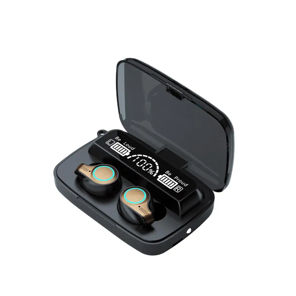 TWS Gold In-ear Earphones 2000mAh Charging Case Wireless Bluetooth 5.1 Headphones Sports Sweatproof Music Stereo Earbuds
TWS Gold In-ear Earphones 2000mAh Charging Case Wireless Bluetooth 5.1 Headphones Sports Sweatproof Music Stereo Earbuds