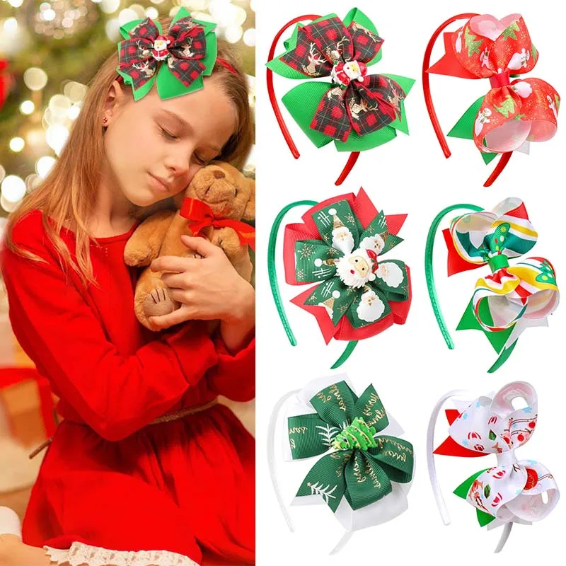 Xugar Christmas Bow Hairband For Girls Kids Solid Color Satin Headband Hair Hoop Christmas Party New Year Hair Accessories Gifts
Xugar Christmas Bow Hairband For Girls Kids Solid Color Satin Headband Hair Hoop Christmas Party New Year Hair Accessories Gifts