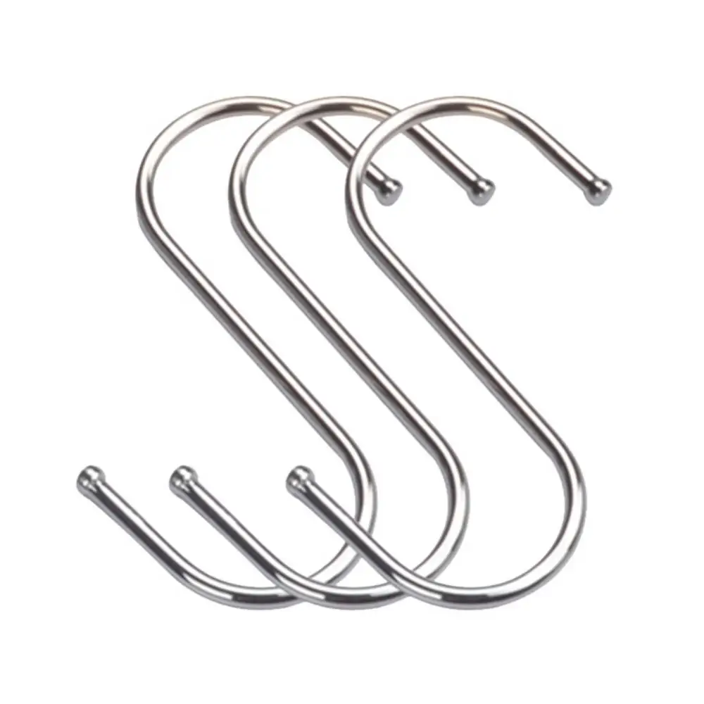 Multifunctional High Strength Metal Hanging Hook Kitchen Bathroom Clothing Hanger Hooks Durable Stainless Steel S Shaped Hook
Multifunctional High Strength Metal Hanging Hook Kitchen Bathroom Clothing Hanger Hooks Durable Stainless Steel S Shaped Hook