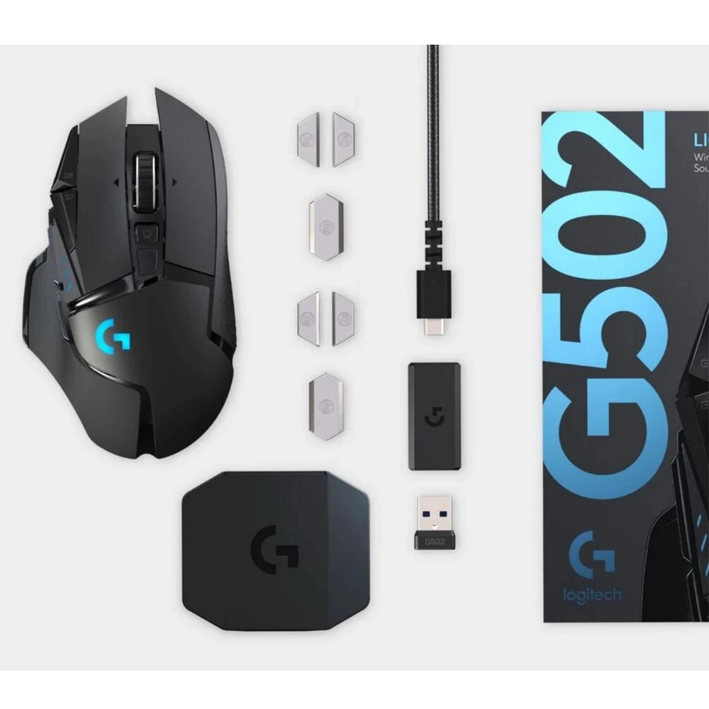 Оригинальная Беспроводная игровая мышь Logitech G502 HERO LIGHTSPEED с 2,4 ГГц программированием 16000DPI RGB Регулируемая игровая мышь с 11 клавишами 
Оригинальная Беспроводная игровая мышь Logitech G502 HERO LIGHTSPEED с 2,4 ГГц программированием 16000DPI RGB Регулируемая игровая мышь с 11 клавишами