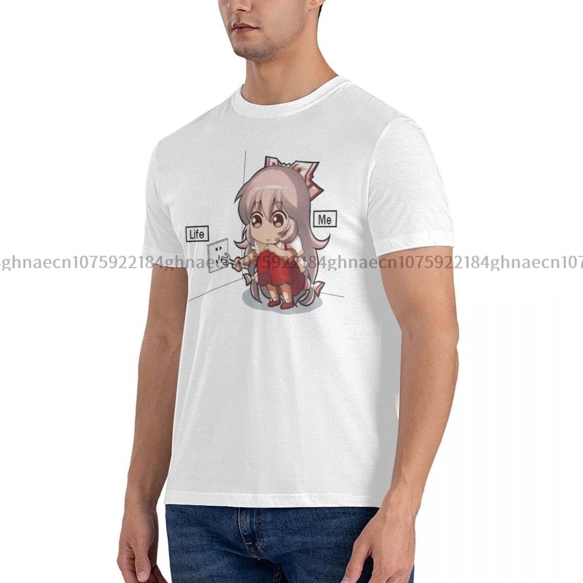 Футболка с круглым вырезом Life And Me Touhou Project Game, новинка, топы с коротким рукавом, уличная одежда
Футболка с круглым вырезом Life And Me Touhou Project Game, новинка, топы с коротким рукавом, уличная одежда