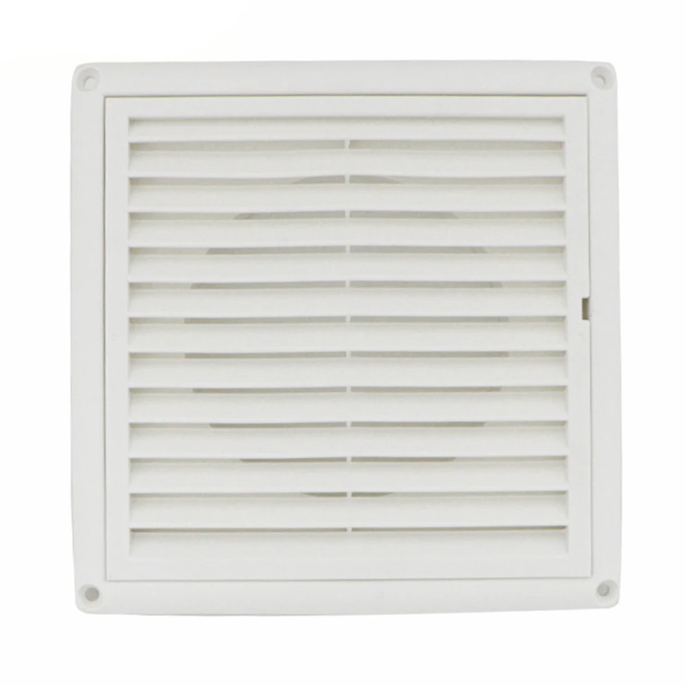 

External Internal Ventilation Cover, Air Vent Grille, ABS Plastic, White, Easy Installation, Improves Room Air Circulation