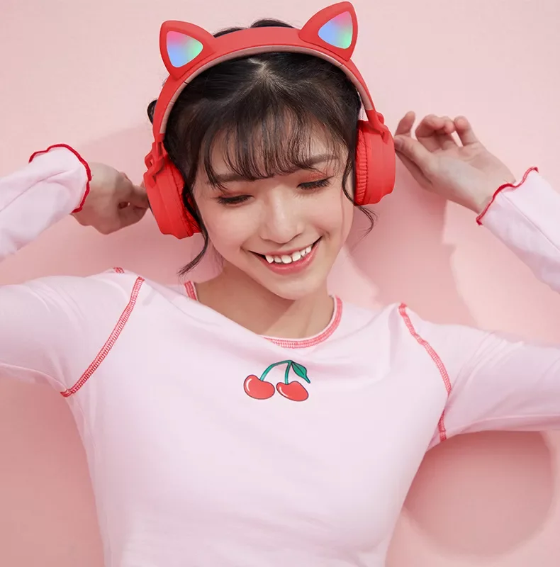 2021 NEW Cat Ear Wireless Headphones Bass Noise Cancelling Adults Kids Girl Bluetooth 5.0 Headset Support TF Card Casco With mic
2021 NEW Cat Ear Wireless Headphones Bass Noise Cancelling Adults Kids Girl Bluetooth 5.0 Headset Support TF Card Casco With mic