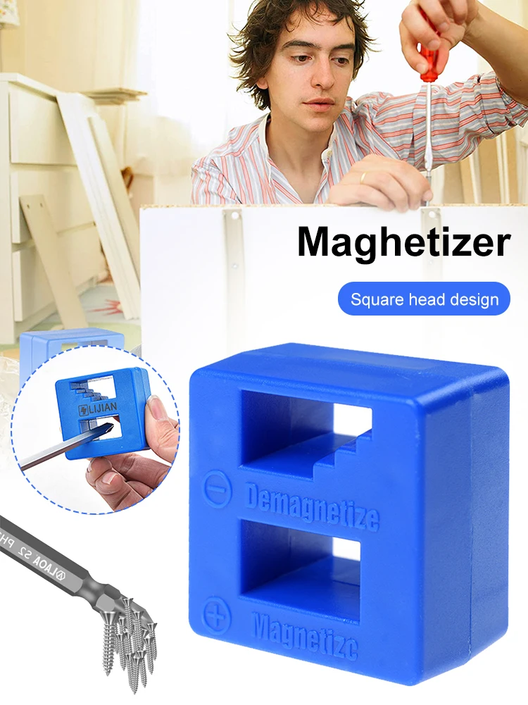 Magnetizer Demagnetizer Tool for Screwdriver Bits and Tips Portable Magnetizer for Screw Drills Sockets Nuts Bolts Nails
Magnetizer Demagnetizer Tool for Screwdriver Bits and Tips Portable Magnetizer for Screw Drills Sockets Nuts Bolts Nails