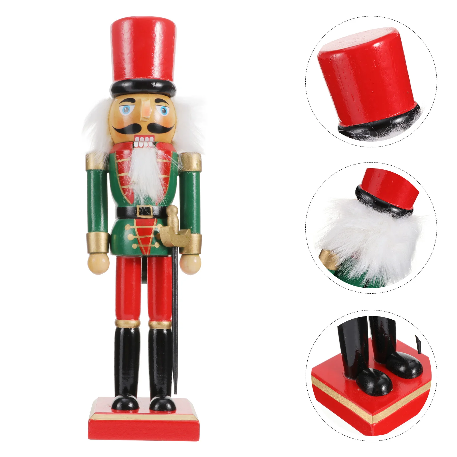 Nutcracker Christmas Decorations Soldier Wooden Figures Ornaments Figurines Walnut Nutcrackers Puppet Decor Puppets Holiday
Nutcracker Christmas Decorations Soldier Wooden Figures Ornaments Figurines Walnut Nutcrackers Puppet Decor Puppets Holiday