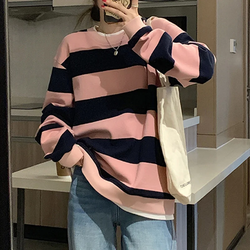 2023 Autumn oversized Hoodies Women Harajuku Gothic stripe Hoodie pink long sleeve Korean thin Sweatshirt long Tops y2k clothes
2023 Autumn oversized Hoodies Women Harajuku Gothic stripe Hoodie pink long sleeve Korean thin Sweatshirt long Tops y2k clothes