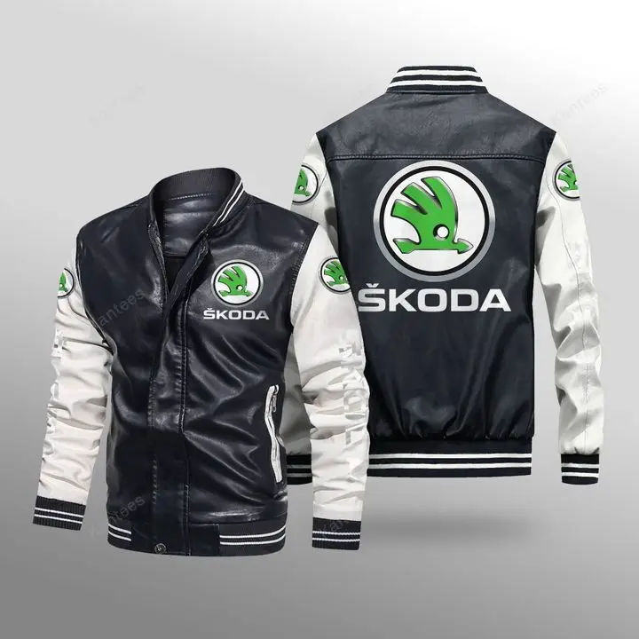 2022 New Men's Vintage Skoda Car Logo Pu Leather Jacket Fashion Male Long Sleeve Zipper Baseball Sport Coat
2022 New Men's Vintage Skoda Car Logo Pu Leather Jacket Fashion Male Long Sleeve Zipper Baseball Sport Coat