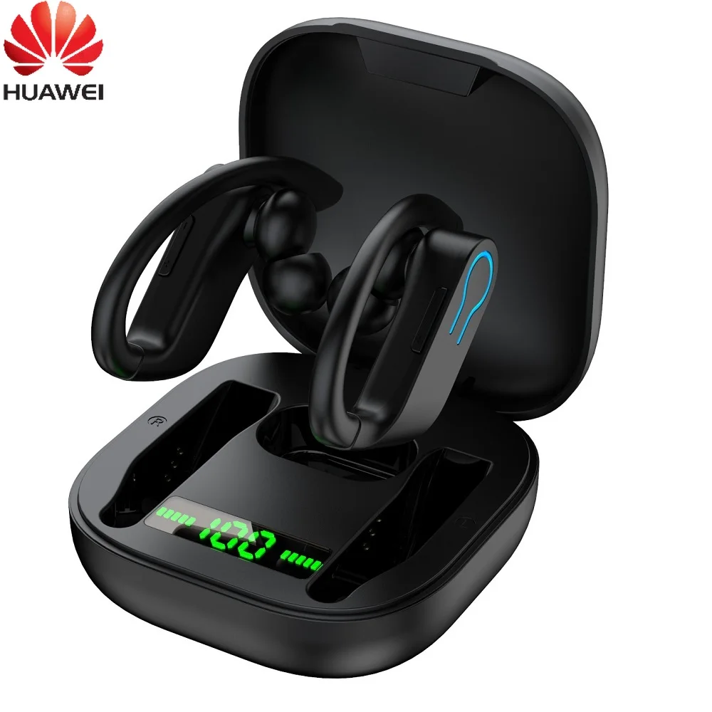 Huawei Sports TWS 5.1 Earphone Bluetooth Noise Cancelling Deep Bass Earhooks Wireless Headphones LED Display Headsets with Mic
Huawei Sports TWS 5.1 Earphone Bluetooth Noise Cancelling Deep Bass Earhooks Wireless Headphones LED Display Headsets with Mic