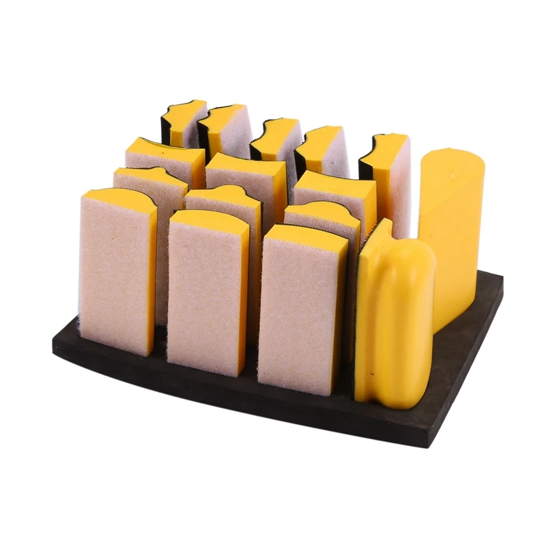 16Pcs/Set Sanding Pad 40X100mm Shaped Hand Sanding Block Sanding Disc Grinding Sponge For Hook & Loop Sandpaper Abrasive Tools
16Pcs/Set Sanding Pad 40X100mm Shaped Hand Sanding Block Sanding Disc Grinding Sponge For Hook & Loop Sandpaper Abrasive Tools