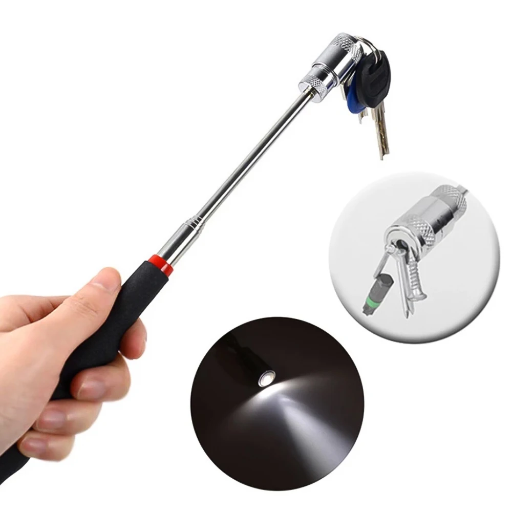 Telescopic Magnetic Pen Mini Portable Magnet Pick Up Tool with LED Light Extendable Pickup Rod Stick Pick-Up Device
Telescopic Magnetic Pen Mini Portable Magnet Pick Up Tool with LED Light Extendable Pickup Rod Stick Pick-Up Device