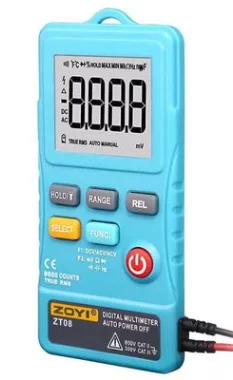 Handheld Multimeter Manual Measurement True Effective Value Low Battery Reminder digital
Handheld Multimeter Manual Measurement True Effective Value Low Battery Reminder digital