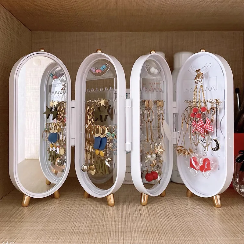 Складная шкатулка для хранения ювелирных изделий, бытовой Органайзер большой емкости для демонстрации серег, ожерелий, роскошный сетчатый ...
Складная шкатулка для хранения ювелирных изделий, бытовой Органайзер большой емкости для демонстрации серег, ожерелий, роскошный сетчатый ...