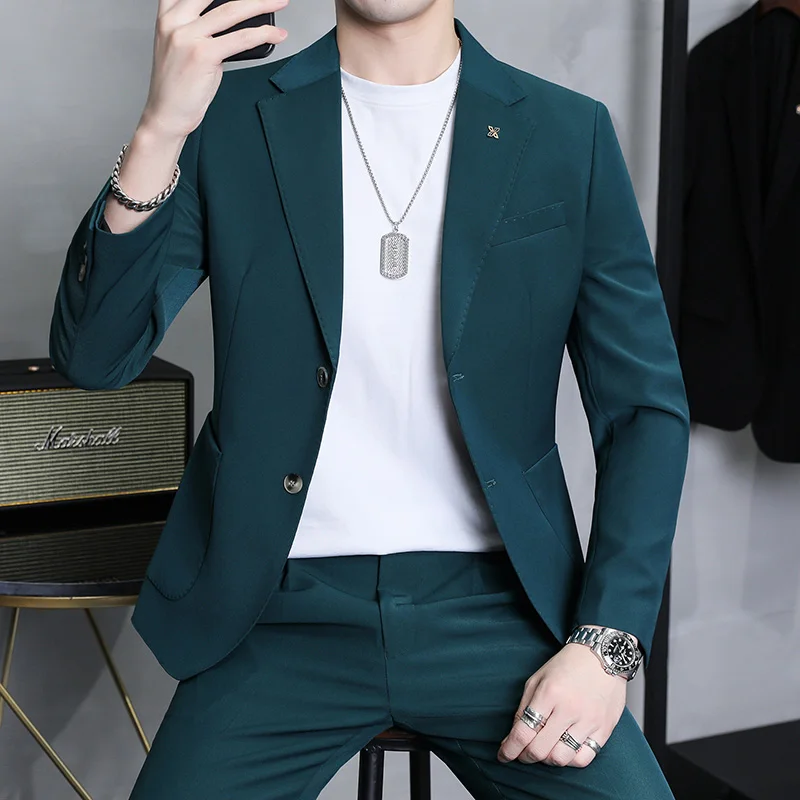 2023 Высококачественный Свадебный костюм (костюм + брюки), деловой модный красивый изысканный британский облегающий костюм с двойным разрезом, комплект из двух предметов
2023 Высококачественный Свадебный костюм (костюм + брюки), деловой модный красивый изысканный британский облегающий костюм с двойным разрезом, комплект из двух предметов