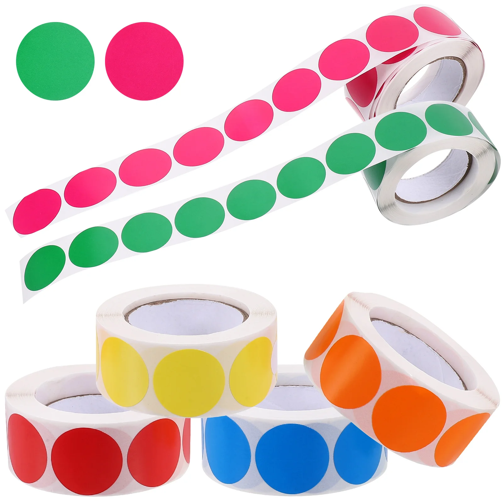 6 Rolls Small Label Dot Stickers Tag Circle Markers Decor Labels Blank Color Coding Colored
6 Rolls Small Label Dot Stickers Tag Circle Markers Decor Labels Blank Color Coding Colored